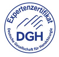 Expertenzertifikat Handchirurgie der DGH